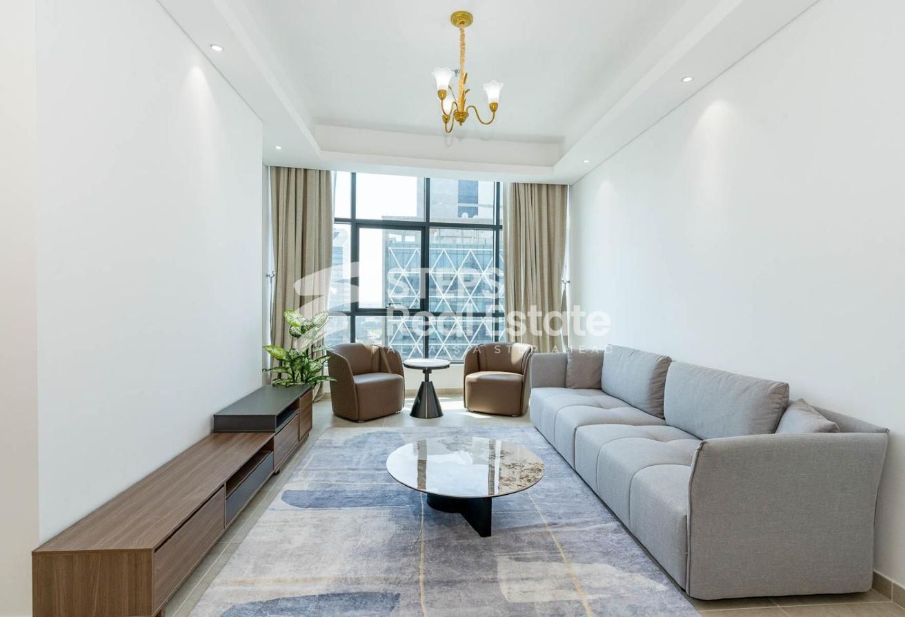 Furnished 2 BHK Apartment with Sea View for Sale  - apartment in Lusail Residence