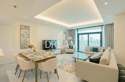 شقة - 2 غرف نوم - 3 حمامات للايجار في منطقة المارينا - الوسيل