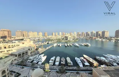 شقة - غرفة نوم - 1 حمام للبيع في طريق بورتو الغربي - بورتو أرابيا - جزيرة اللؤلؤة - الدوحة