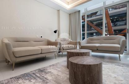 Apartment - 1 Bedroom - 2 Bathrooms for rent in Crystal Residence - Gewan Island - The Pearl Island - Doha