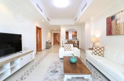 Apartment - 1 Bedroom - 2 Bathrooms for rent in East Porto Drive - Porto Arabia - The Pearl Island - Doha