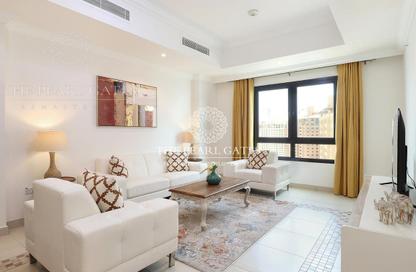 Apartment - 1 Bedroom - 2 Bathrooms for rent in East Porto Drive - Porto Arabia - The Pearl Island - Doha