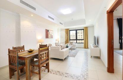 Apartment - 1 Bedroom - 2 Bathrooms for rent in East Porto Drive - Porto Arabia - The Pearl Island - Doha