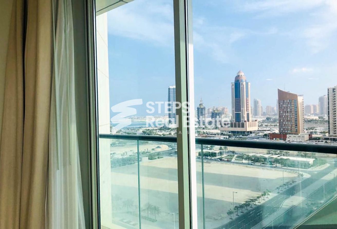 Marina View 2 BHK Apartment with Title Deed - apartment in Lusail Residence