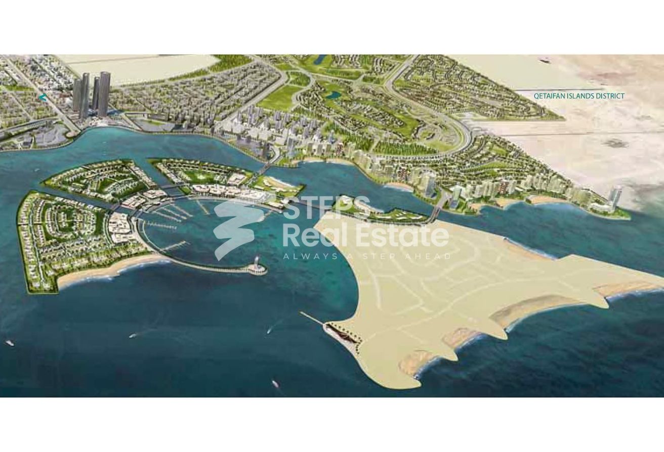Prime Corner Land for Sale in Lusail - land in Huzoom Villas