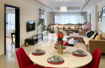 Apartment - 1 Bedroom - 2 Bathrooms for rent in West Porto Drive - Porto Arabia - The Pearl Island - Doha