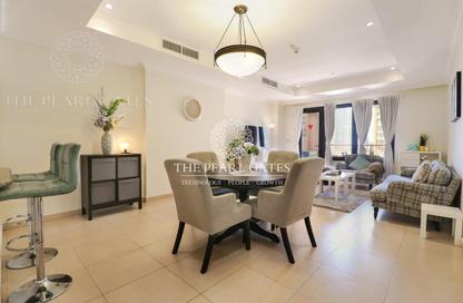 Apartment - 1 Bedroom - 2 Bathrooms for rent in East Porto Drive - Porto Arabia - The Pearl Island - Doha
