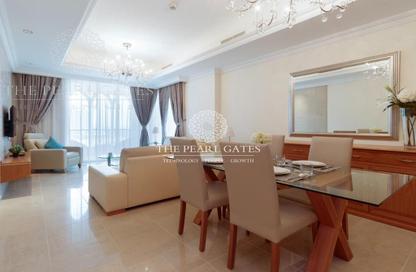 Apartment - 2 Bedrooms - 3 Bathrooms for rent in Viva West - Viva Bahriyah - The Pearl Island - Doha