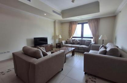 Apartment - 1 Bedroom - 2 Bathrooms for rent in East Porto Drive - Porto Arabia - The Pearl Island - Doha Apartment - 1 Bedroom - 2 Bathrooms for rent in East Porto Drive - Porto Arabia - The Pearl Island - Doha