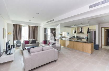 Duplex - 3 - 4 for rent in Viva West - Viva Bahriyah - The Pearl Island - Doha