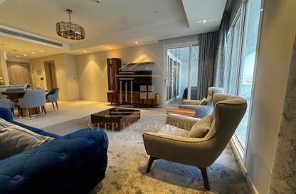 Apartment - 1 Bedroom - 1 Bathroom for rent in Lusail Marina Heights - Marina District - Lusail