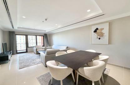Apartment - 1 Bedroom - 2 Bathrooms for rent in East Porto Drive - Porto Arabia - The Pearl Island - Doha
