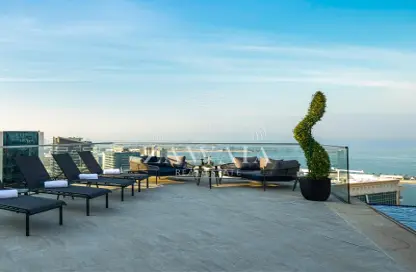 Apartment - 1 Bedroom - 1 Bathroom for rent in Lusail Marina Heights - Marina District - Lusail