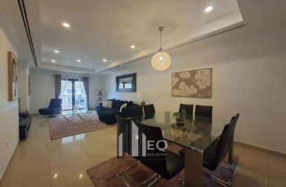 Apartment - 2 Bedrooms - 3 Bathrooms for rent in East Porto Drive - Porto Arabia - The Pearl Island - Doha