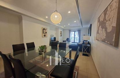 Apartment - 2 Bedrooms - 3 Bathrooms for rent in East Porto Drive - Porto Arabia - The Pearl Island - Doha