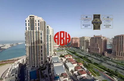 شقة - غرفة نوم - 1 حمام للايجار في ابراج باي - منطقة الأبراج - جزيرة اللؤلؤة - الدوحة