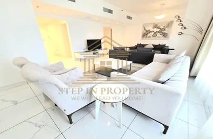 شقة - 3 غرف نوم - 4 حمامات للايجار في برج وست باي - الخليج الجنوبي - الخليج الغربي - الدوحة