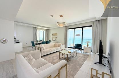 Apartment - 2 - 3 for rent in Lusail Marina Heights - Marina District - Lusail