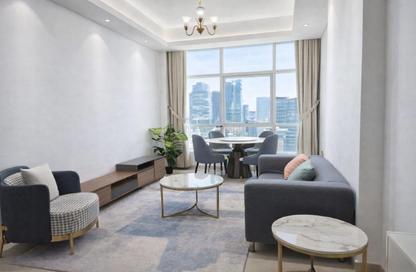 Apartment - 2 Bedrooms - 2 Bathrooms for rent in Marina Tower 21 - Marina District - Lusail