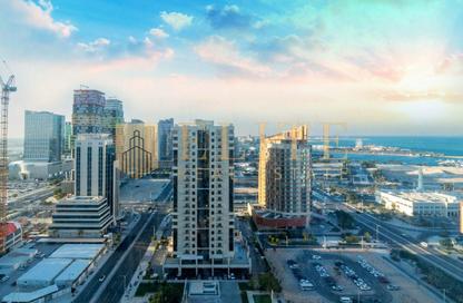 Apartment - 2 Bedrooms - 3 Bathrooms for rent in Lusail Marina Heights - Marina District - Lusail