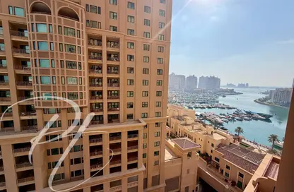 Apartment - 1 Bedroom - 2 Bathrooms for rent in Tower 18 - Porto Arabia - The Pearl Island - Doha