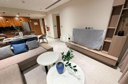 Apartment - 1 - 2 for rent in Lusail Marina Heights - Marina District - Lusail