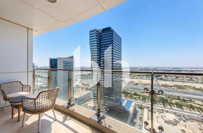 Apartment - 1 - 2 for rent in Lusail Marina Heights - Marina District - Lusail