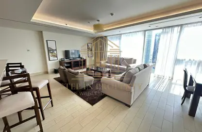 Apartment - 3 Bedrooms - 4 Bathrooms for rent in West Bay Tower - West Bay - West Bay - Doha