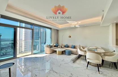 Apartment - 2 - 3 for rent in Lusail Marina Heights - Marina District - Lusail