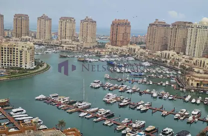 Apartment - 1 Bedroom - 2 Bathrooms for rent in West Porto Drive - Porto Arabia - The Pearl Island - Doha