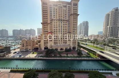 Apartment - 1 Bedroom - 2 Bathrooms for rent in East Porto Drive - Porto Arabia - The Pearl Island - Doha