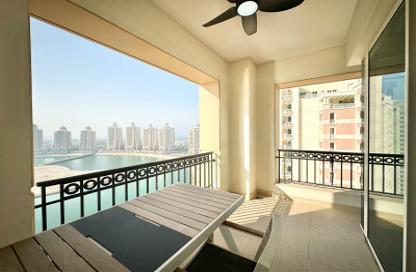 Apartment - 1 Bedroom - 2 Bathrooms for rent in Viva West - Viva Bahriyah - The Pearl Island - Doha