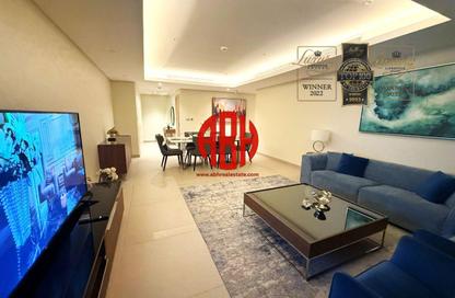 Apartment - 2 Bedrooms - 3 Bathrooms for rent in Abraj Bay - Abraj Quartiers - The Pearl Island - Doha