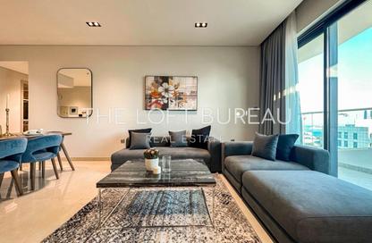 Apartment - 2 Bedrooms - 2 Bathrooms for rent in Lusail Marina Heights - Marina District - Lusail
