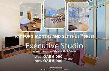 Apartment - Studio - 1 Bathroom for rent in West Bay - Doha