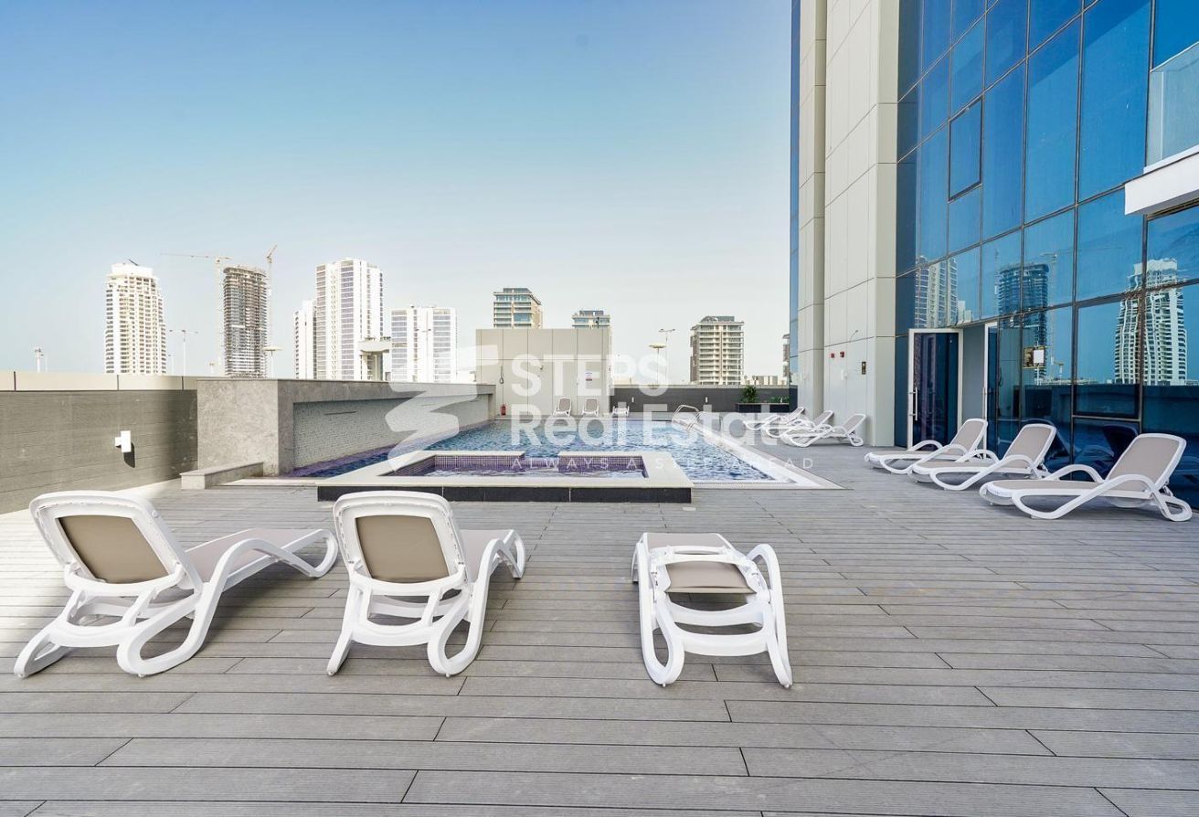 Elegant Apartment with Luxury Amenities in Lusail - apartment in Dara