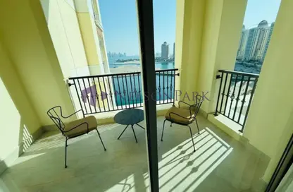 Apartment - 2 Bedrooms - 4 Bathrooms for rent in Viva East - Viva Bahriyah - The Pearl Island - Doha Apartment - 2 Bedrooms - 4 Bathrooms for rent in Viva East - Viva Bahriyah - The Pearl Island - Doha