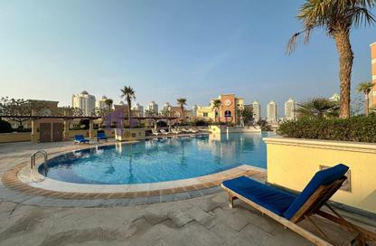 Apartment - 2 Bedrooms - 4 Bathrooms for rent in Viva East - Viva Bahriyah - The Pearl Island - Doha