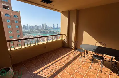Apartment - 1 Bedroom - 2 Bathrooms for rent in West Porto Drive - Porto Arabia - The Pearl Island - Doha