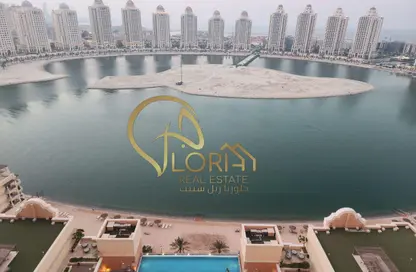Apartment - 1 Bedroom - 2 Bathrooms for rent in Al Mutahidah Tower - Viva Bahriyah - The Pearl Island - Doha