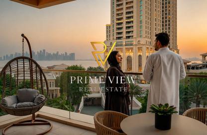 Apartment - 1 - 2 for sale in Al Mayyas by Al Mirqab Living - Porto Arabia - The Pearl Island - Doha