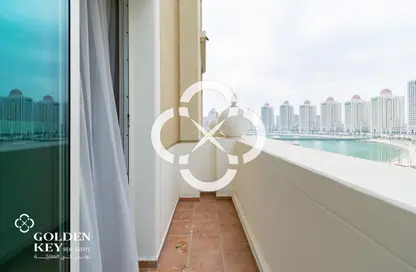 Apartment - Studio - 1 Bathroom for rent in Viva East - Viva Bahriyah - The Pearl Island - Doha