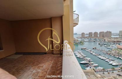 Apartment - 1 Bedroom - 2 Bathrooms for rent in East Porto Drive - Porto Arabia - The Pearl Island - Doha