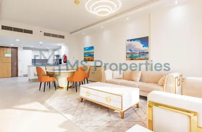 Apartment - 1 Bedroom - 2 Bathrooms for rent in Lusail Marina Heights - Marina District - Lusail