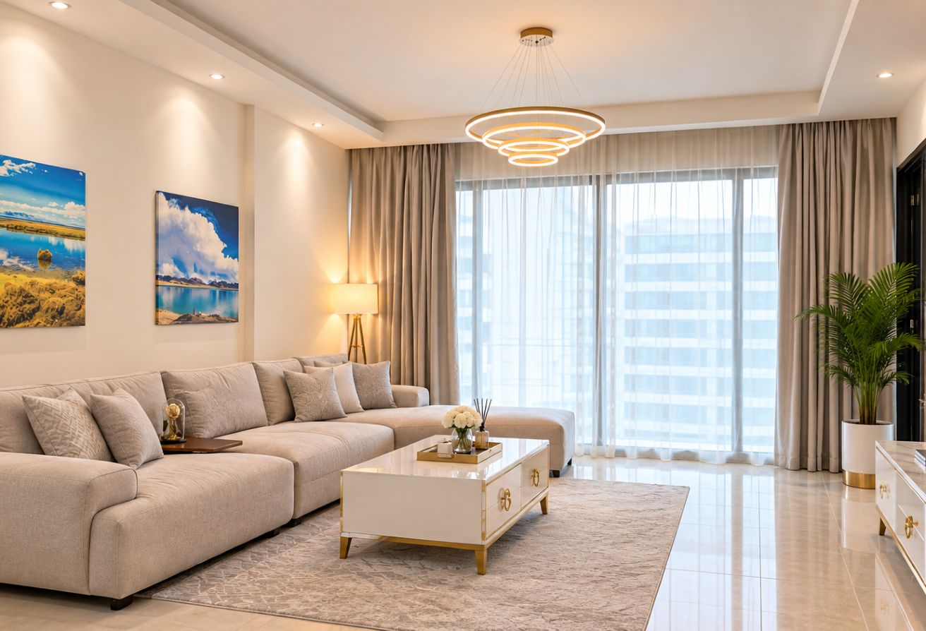 1BHK FULLY F|SEA VIEW BALCONY|VENDOME MALL