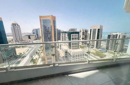 شقة - غرفة نوم - 2 حمامات للايجار في مرتفعات مارينا لوسيل - منطقة المارينا - الوسيل