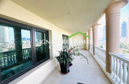 Apartment - 1 Bedroom - 2 Bathrooms for rent in West Porto Drive - Porto Arabia - The Pearl Island - Doha