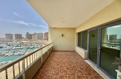 Apartment - 3 Bedrooms - 3 Bathrooms for rent in West Porto Drive - Porto Arabia - The Pearl Island - Doha Apartment - 3 Bedrooms - 3 Bathrooms for rent in West Porto Drive - Porto Arabia - The Pearl Island - Doha