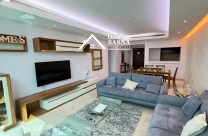 Apartment - 2 Bedrooms - 4 Bathrooms for rent in Zig Zag Tower A - Zig Zag Towers - West Bay - Doha