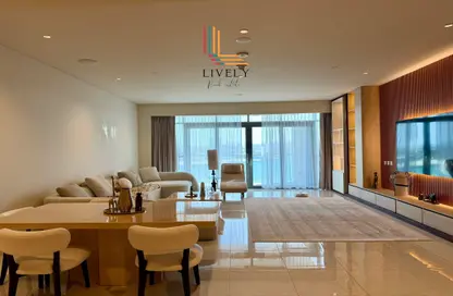 Apartment - 3 Bedrooms - 5 Bathrooms for rent in Seef Lusail Tower 1 - Seef Lusail - Lusail City - Lusail